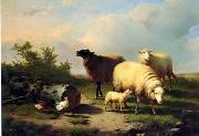 unknow artist Sheep 154 USA oil painting artist